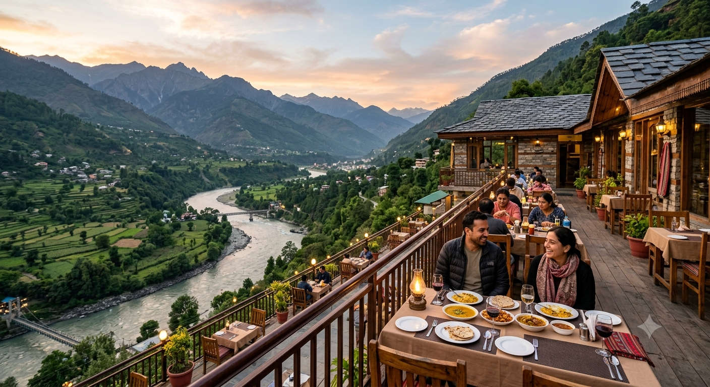 Best Restaurants In Mandi With A River Or Valley View