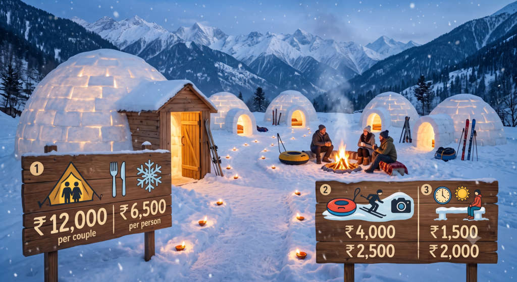 Best igloo stays in Manali 2027 (with prices)