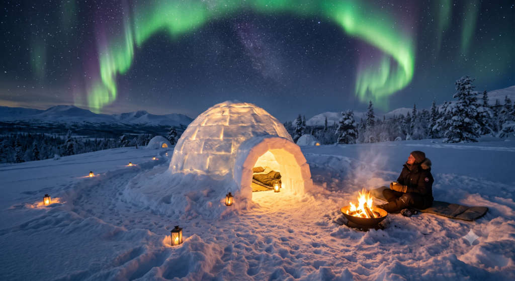 Best time for an igloo stay and what a night up there is really like
