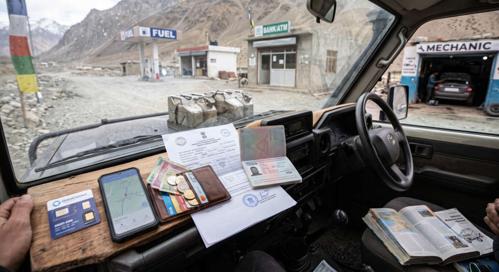 Travel Essentials Fuel ATMs Permits Mechanics & SIM