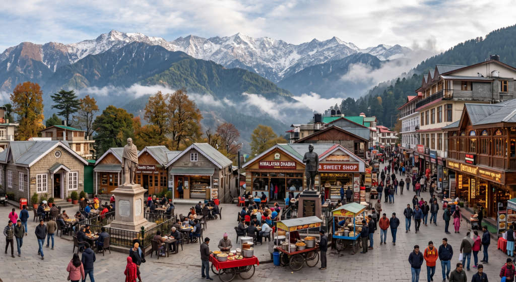 Where To Eat In Dalhousie Gandhi Chowk Subhash Chowk & Mall Road