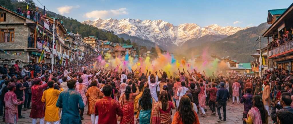 holi parties and events in himachal